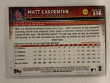 #336 Matt Carpenter St Louis Cardinals 2015 Topps Series One Baseball Card