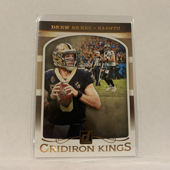 #GK-2 Drew Brees New Orleans Saints  2019 Donruss  Football Card AQ