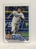 #154 Jonathan Aranda Rookie Tampa Bay Rays 2023 Topps Series One Baseball Card