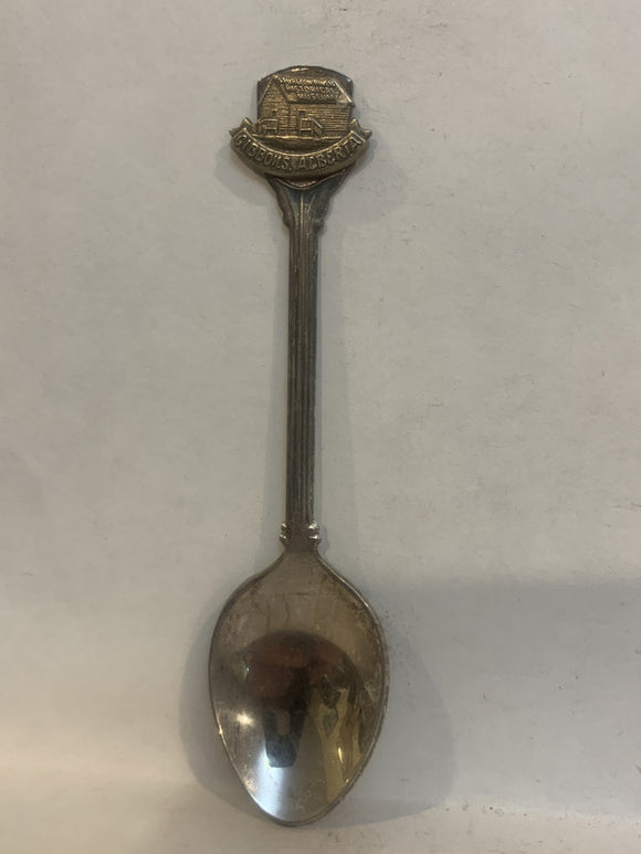 Gibbons Alberta Sturgeon River Historical Museum Souvenir Spoon