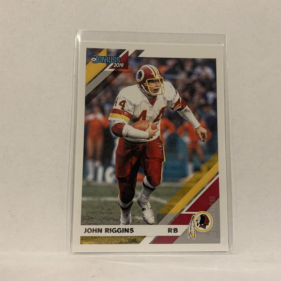 #184 John Riggins Washington Redskins  2019 Donruss  Football Card AQ