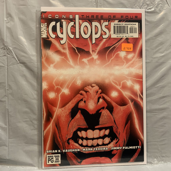 #003 Cyclops Icons Three of four Marvel Comics BP 9180
