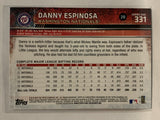 #331 Danny Espinosa Washington Nationals 2015 Topps Series One Baseball Card