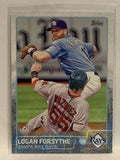 #329 Logan Forsythe Tampa Bay Rays 2015 Topps Series One Baseball Card