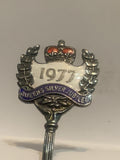 Queens Silver Jubilee 1977 Souvenir Spoon