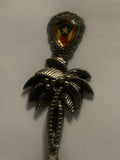 Puerto Rico Flag Palm Tree Souvenir Spoon