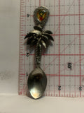 Puerto Rico Flag Palm Tree Souvenir Spoon