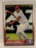 #309 Maikel Franco Rookie Philadelphia Phillies 2015 Topps Series One Baseball Card