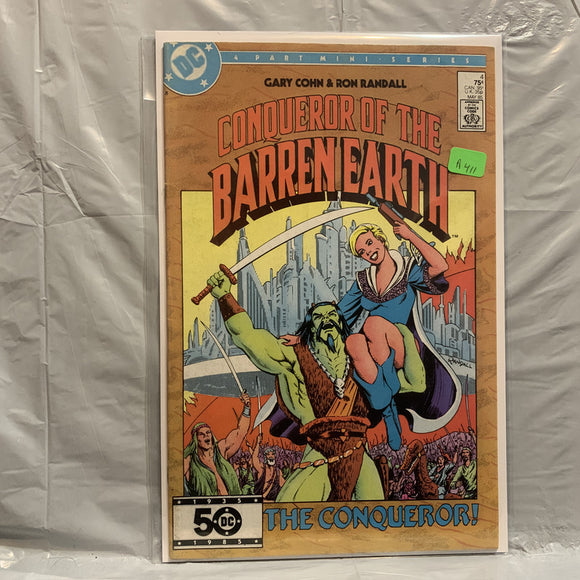 #4 Conqueror of the Barren Earth The Conqueror DC Comics BP 9194