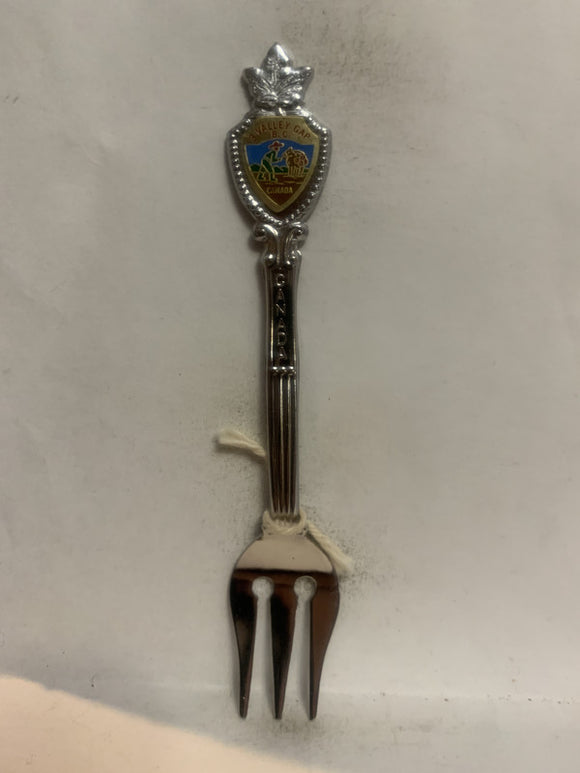 3 Valley Gap BC Canada Fork Souvenir Spoon