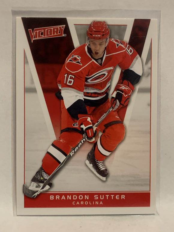 #29 Brandon Sutter Carolina Hurricanes 2010-11 Victory Hockey Card  NHL