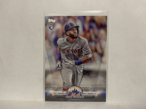 TS-72 Amed Rosario Rookie New York Mets 2018 Topps Series 1 Baseball Card NS
