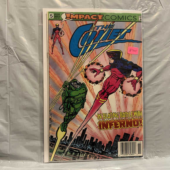 #5 The Comet in Blazing Battle with Inferno Impact Comics BP 9197