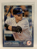 #302 Martin Prado New York Yankees 2015 Topps Series One Baseball Card
