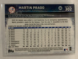 #302 Martin Prado New York Yankees 2015 Topps Series One Baseball Card