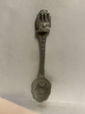 San Francisco Cable Car Bridge California Pewter Souvenir Spoon