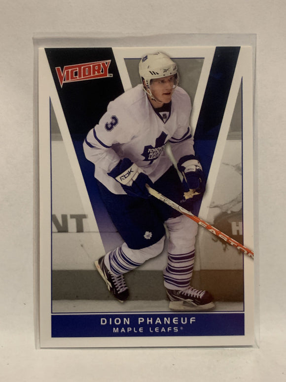 #183 Dion Phaneuf Toronto Maple Leafs 2010-11 Victory Hockey Card  NHL
