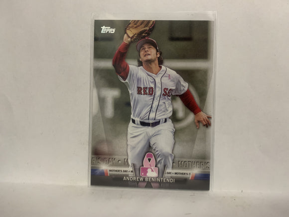 TS-62 Andrew Benintendi Boston Red Sox 2018 Topps Series 1 Baseball Card NS