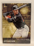 #A-8 Giancarlo Stanton Miami Marlins 2015 Topps Series One Baseball Card