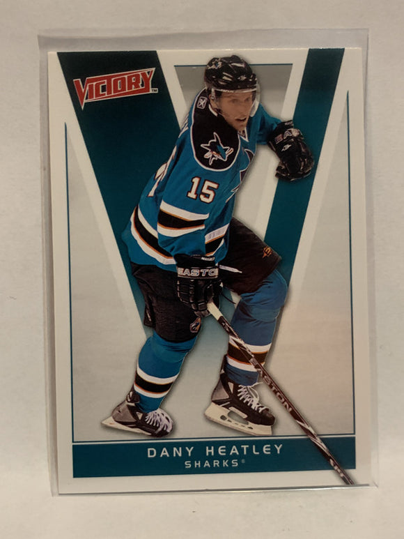 #161 Dany Heatley San Jose Sharks 2010-11 Victory Hockey Card  NHL