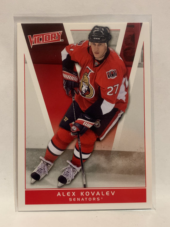 #134 Alex Kovalev Ottawa Senators 2010-11 Victory Hockey Card  NHL