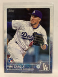 #191 Yimi Garcia Rookie Los Angeles Dodgers 2015 Topps Series One Baseball Card