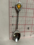 Red Deer Alberta Wild Rose Souvenir Spoon