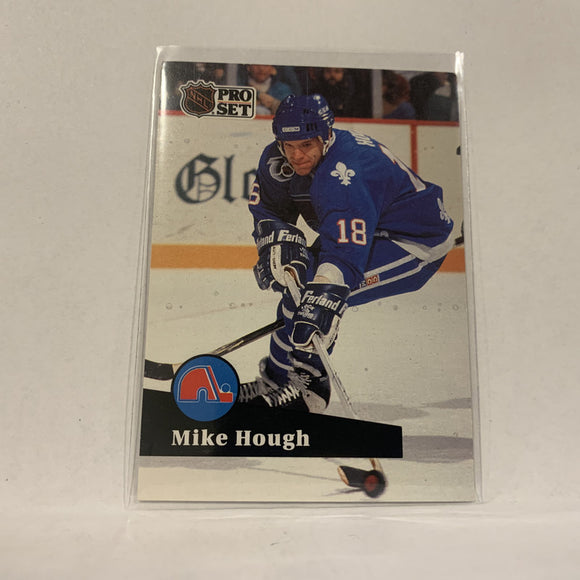 #463 Mike Hough Quebec Nordiques  1991-92 Pro Set Hockey Card AQ