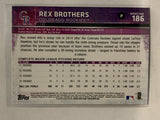 #186 Rex Brothers Colorado Rockies 2015 Topps Series One Baseball Card