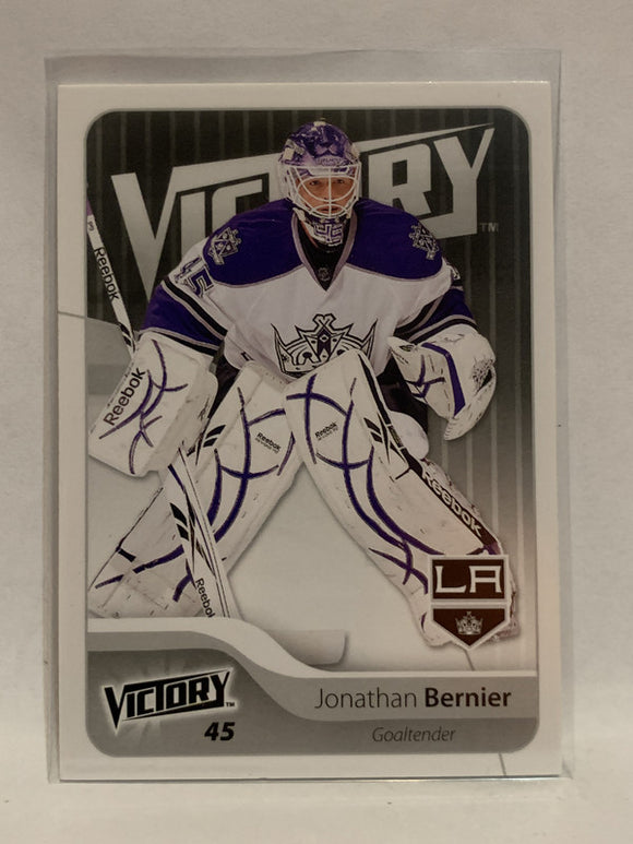 #90 Jonathan Bernier LA Kings 2010-11 Victory Hockey Card  NHL