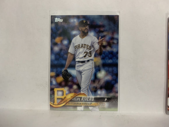#293 Felipe Rivero Pittsburgh Pirates 2018 Topps Series 1 Baseball Card NS
