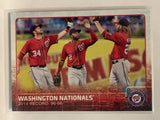 #160 Team Card Washington Nationals 2015 Topps Series One Baseball Card