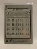 #16 Joe Thornton San Jose Sharks 2011-12 O-PEE-CHEE Hockey Card  NHL