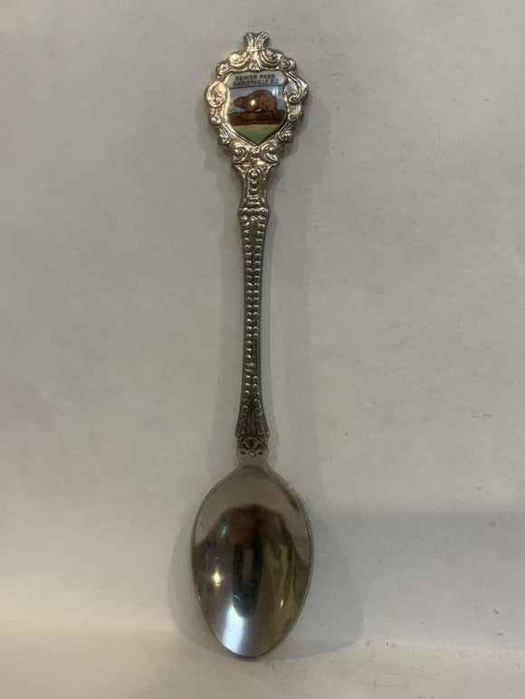 Beaver Pass Barkerville BC Souvenir Spoon