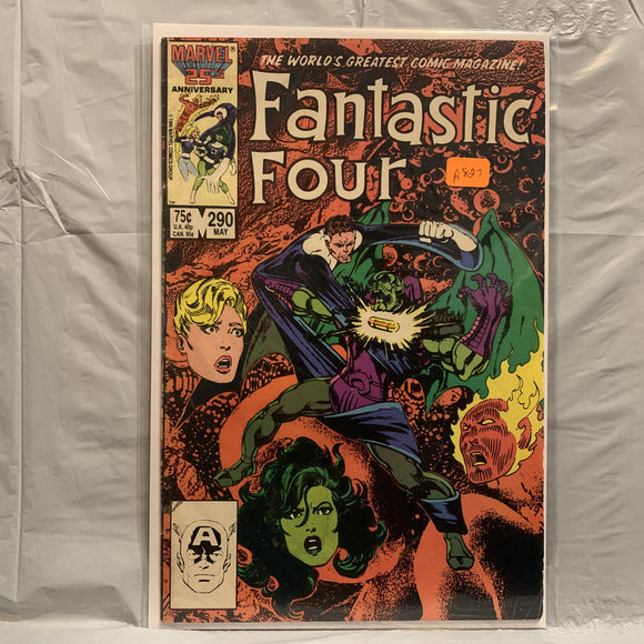 #290 Fantastic Four Marvel Comics BQ 9247