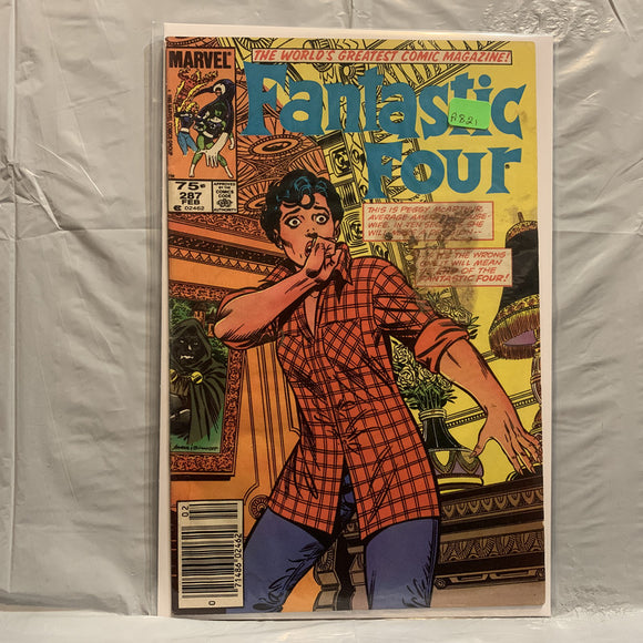 #287 Fantastic Four Peggy McArthur Marvel Comics BQ 9251