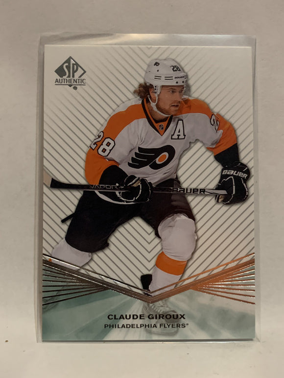 #130 Claude Giroux Philadelphia Flyers 2011-12 SP Authentic Hockey Card  NHL