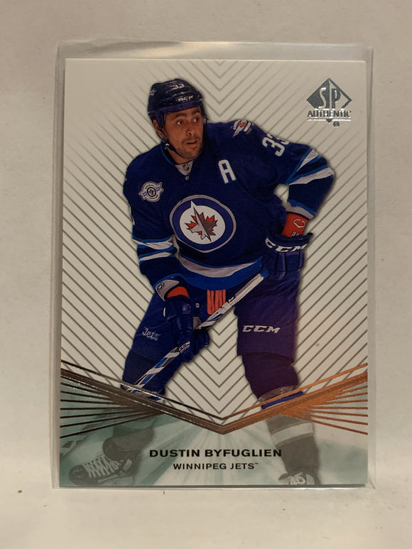 #148 Dustin Byfuglien Winnipeg Jets 2011-12 SP Authentic Hockey Card  NHL