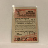 #161 Tony Granato New York Rangers  1989-90 O-Pee-Chee Hockey Card AR