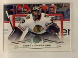 #39 Corey Crawford Chicago Blackhawks 2018-19 Upper Deck Series One Baseball Card