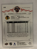 #39 Corey Crawford Chicago Blackhawks 2018-19 Upper Deck Series One Baseball Card