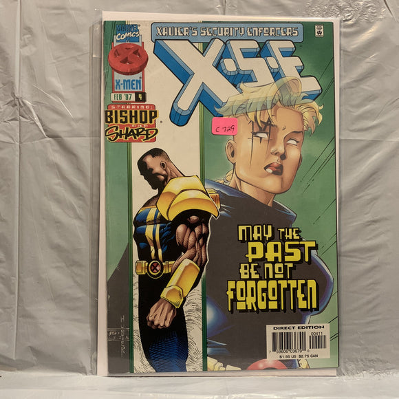 #4 X-5-E Xavier's Security Enforcers May the Past be not Forgotten Marvel Comics BQ 9263
