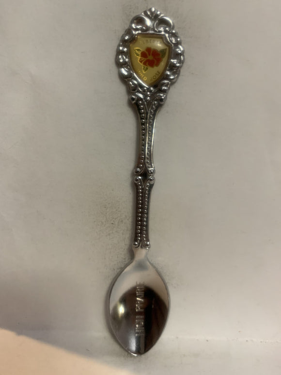 High Prairie Alberta Wild Rose Souvenir Spoon