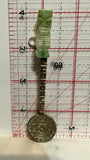 Cozumel Green Idol Calendar Mexico Souvenir Spoon