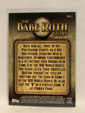 #BR-4 The Babe Ruth Story New York Yankees 2015 Topps Series One Baseball Card