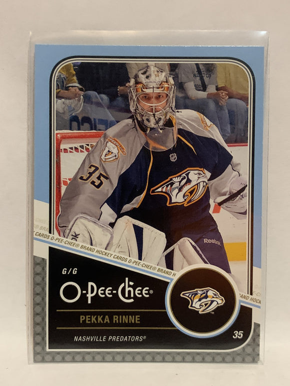 #369 Pekka Rinne Nashville Predators 2011-12 O-PEE-CHEE Hockey Card  NHL