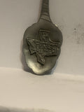 Texas State Flag Pewter Souvenir Spoon