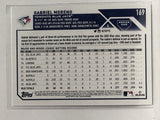 #169 Gabriel Moreno Rookie Toronto Blue Jays 2023 Topps Series One Baseball Card