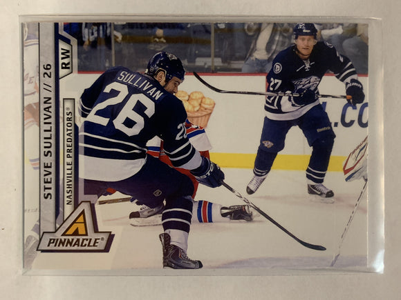 #84 Steve Sullivan Nashville Predators 2011-12 Pinnacle Hockey Card  NHL