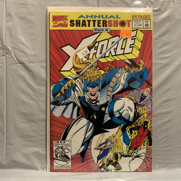 #1 X-Force Shatter Shot Part 4 Annual Marvel Comics BQ 9276